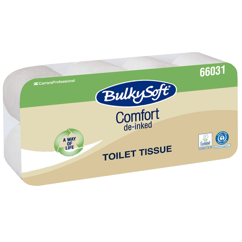Toilettenpapier Comfort Recycling | 3-lagig | de-inked | 250 Blatt | BulkySoft®