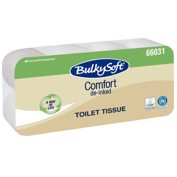 Toilettenpapier Comfort Recycling | 3-lagig | de-inked | 250 Blatt | BulkySoft®