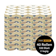 Toilettenpapier Comfort Recycling | 2-lagig | de-inked | 500 Blatt | BulkySoft®
