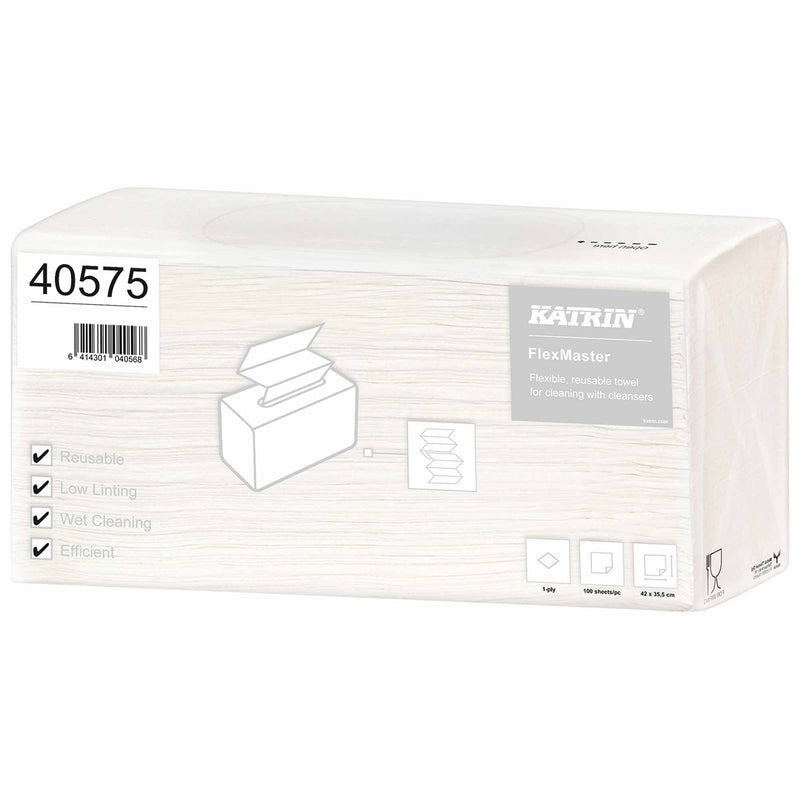 Industriewischtücher FlexMaster | 1-lagig | 42 × 35,5 cm | wiederverwendbar | Katrin 40575