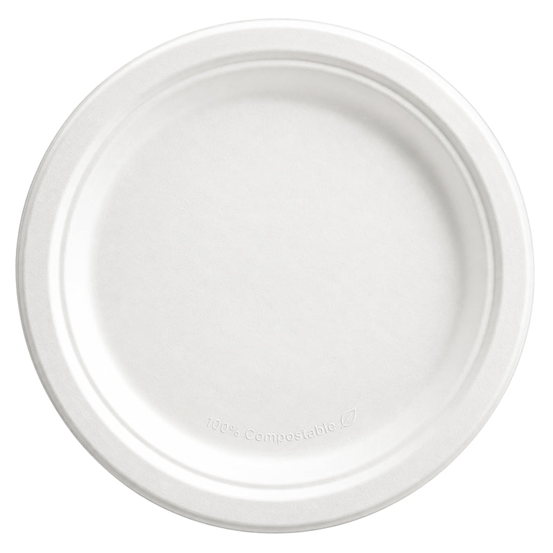 Einwegteller 26 cm | öl- & fettbeständig | mikrowellengeeignet | biologisch abbaubar