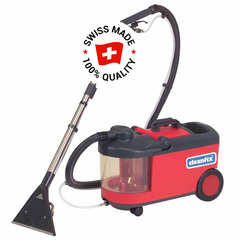 Sprühextraktionssauger TW412 | Doppelpumpe | 1100 W | 210 mbar | 10,5 L | 40 m²/h | für Teppiche | Cleanfix