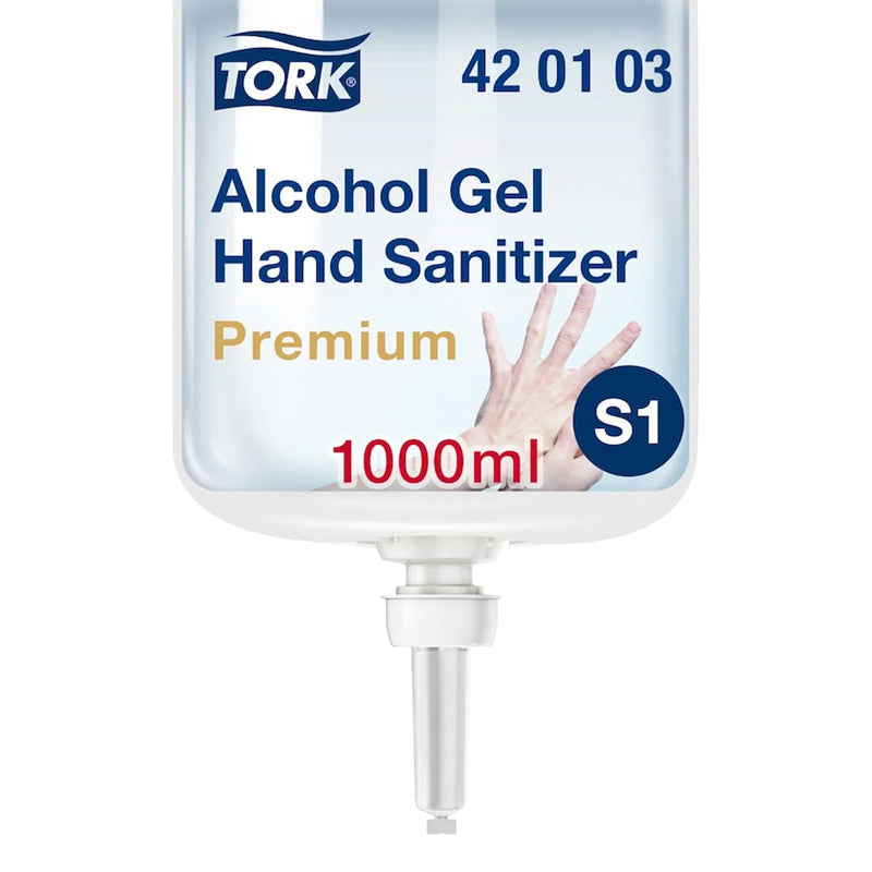 Hand-Desinfektionsgel S1 | transparent | 1000 ml | Premium | TORK 420103