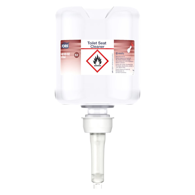 Toilettensitzreiniger S2 | Transparent | 475 ml | Premium | TORK 420302