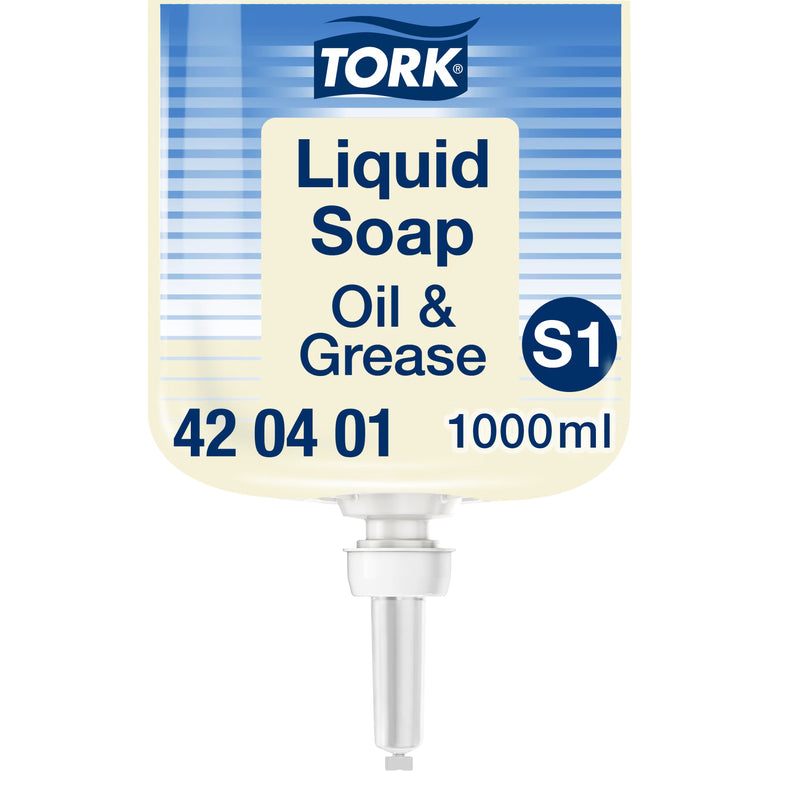Flüssigseife S1 | fettlösend | transparent | 1000 ml | Premium | TORK 420401
