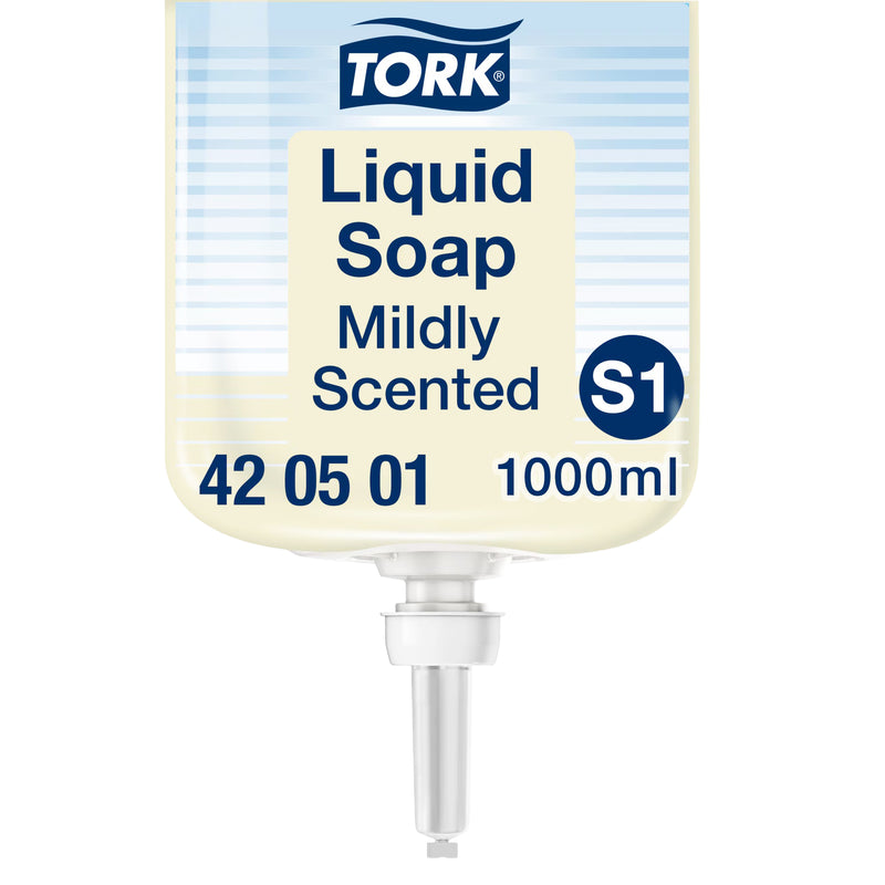 Flüssigseife S1 | mild | perlmuttfarben | 1000 ml | Premium | TORK 420501