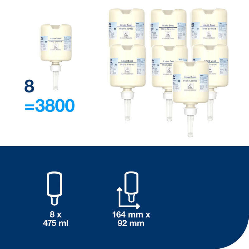Mini Flüssigseife S2 | mild | perlmuttfarben | 475 ml | Premium | TORK 420502