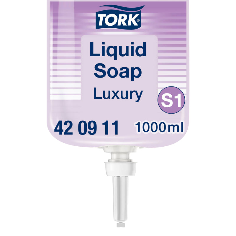 Flüssigseife S1 | luxuriös | zartlila | 1000 ml | Premium | TORK 420911