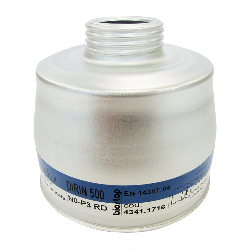 Stickstoffdioxid-Filter DIRIN 500 NO-P3R D | DIN EN 14387 | Rundgewinde DIN EN 148-1 | Ekastu Safety
