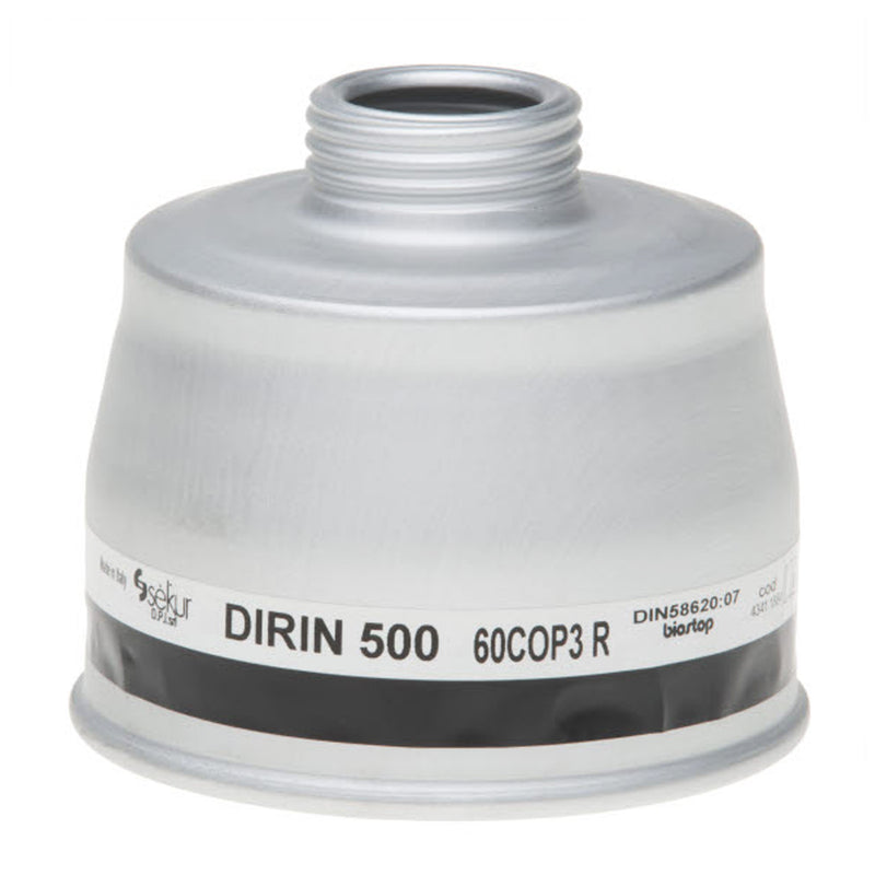 Kohlenmonoxid-Filter DIRIN 500 60 CO-P3R | DIN EN 14387 | Rundgewinde DIN EN 148-1 | Ekastu Safety