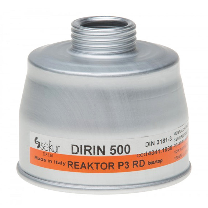 Jodmethan-Filter DIRIN 500 Reaktor-P3R D | DIN EN 14387 | Rundgewinde DIN EN 148-1 | Ekastu Safety
