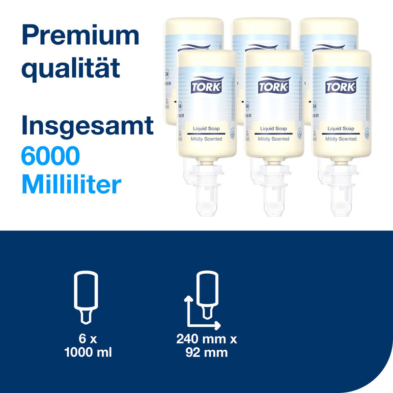 Flüssigseife S4 | mild duftend | perlmuttfarben | 1000 ml | Premium | TORK 424501
