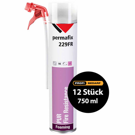 PUR 1K Isolierschaum Brandschutz | 750 ml | Permafix 229FR-Profibedarf Online-Shop