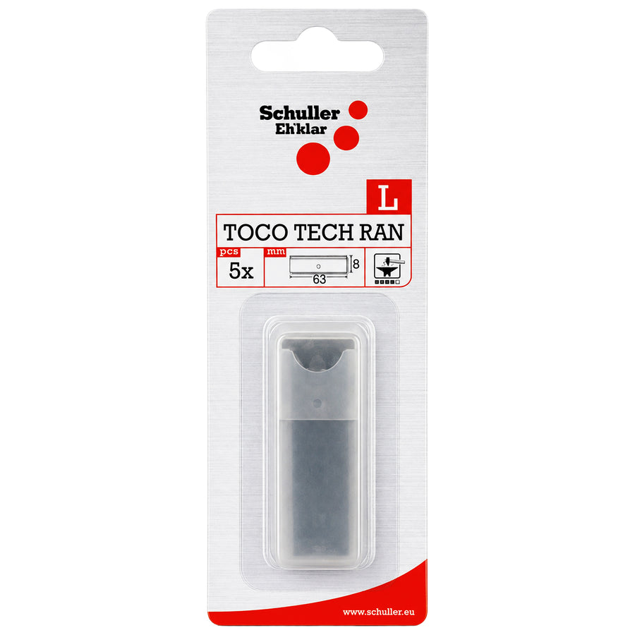 Ersatzklingen Toco Tech L | 63 mm | 120 Stück | Schuller Eh’klar