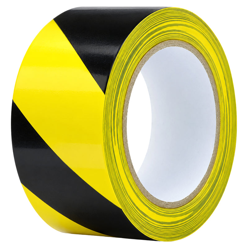 PVC-Warnband | 33 m × 50 mm | selbstklebend | schwarz-gelb | witterungsbeständig | Schuller Eh’klar Warning Tape