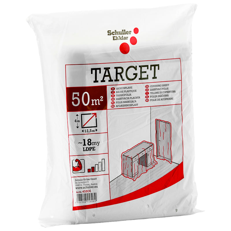 Abdeckfolie Target | LDPE | transparent-trüb | Schuller Eh`klar