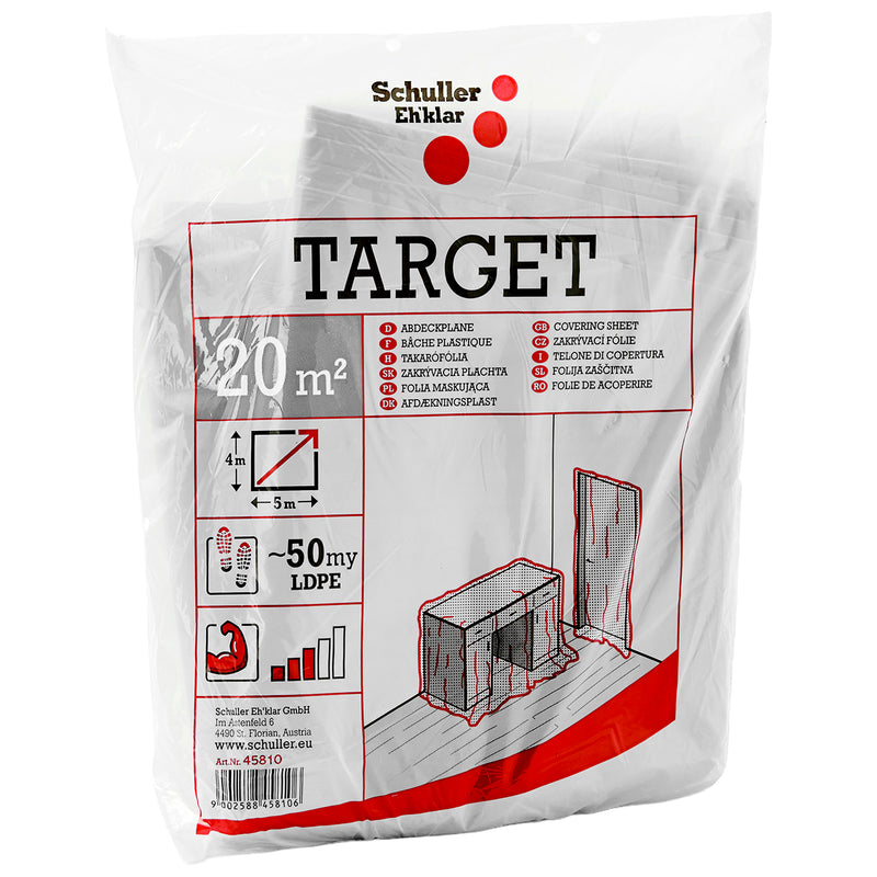 Abdeckfolie Target | LDPE | transparent-trüb | Schuller Eh`klar