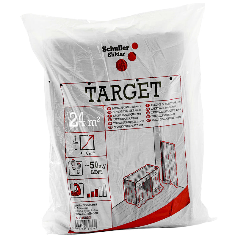 Abdeckfolie Target | LDPE | schwarz | Schuller Eh`klar