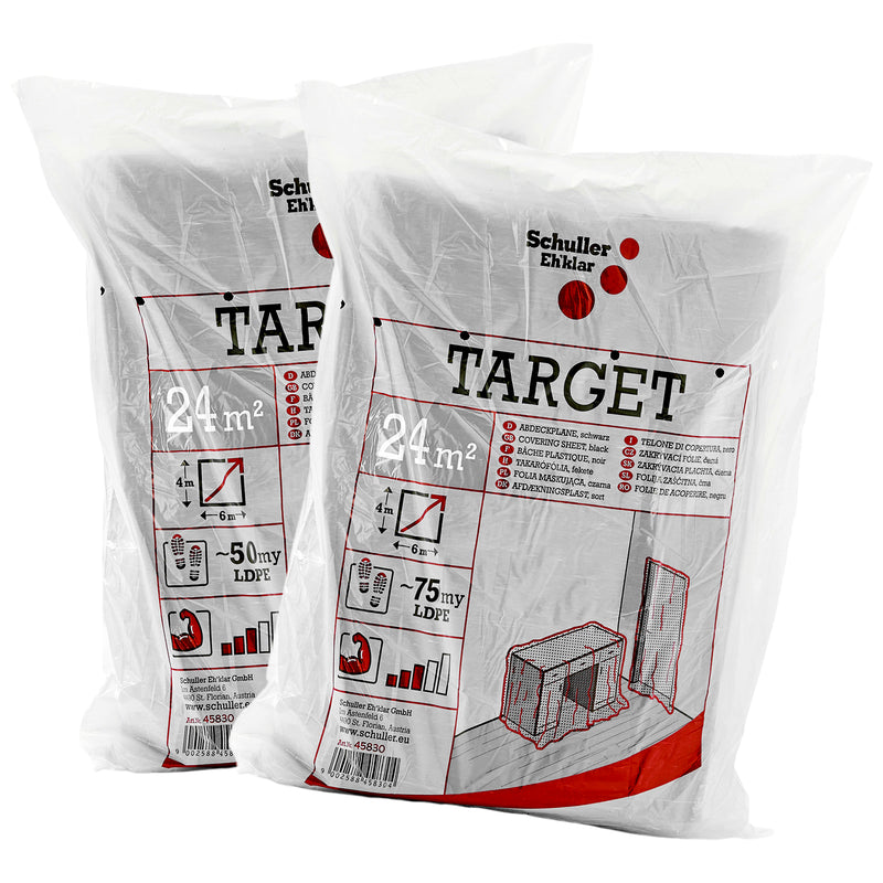 Abdeckfolie Target | LDPE | schwarz | Schuller Eh`klar