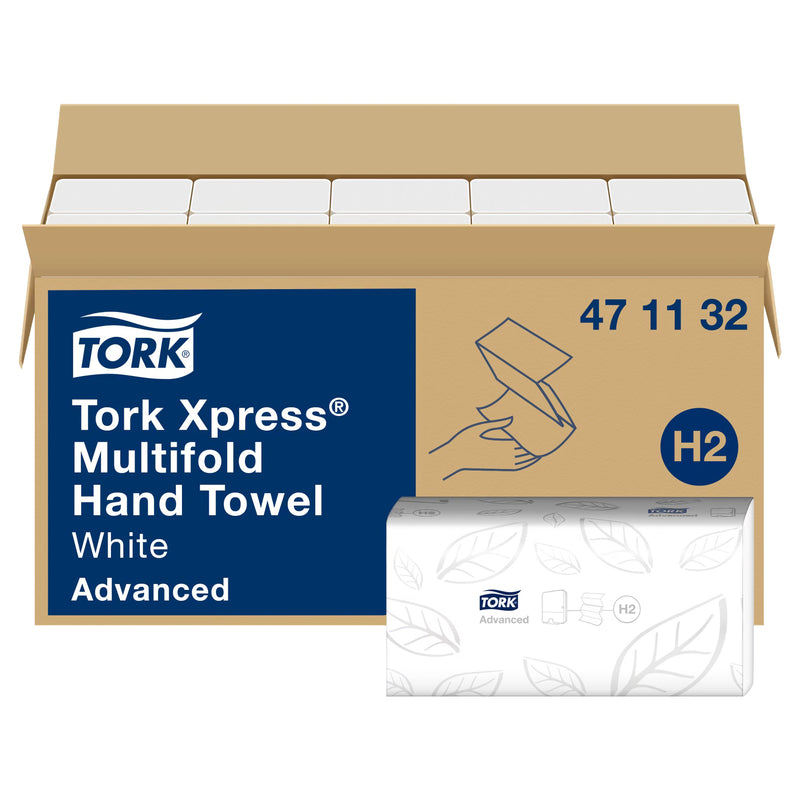 Papierhandtücher Xpress® Multifold H2 | 2-lagig | Advanced | Recycling | TORK 471132