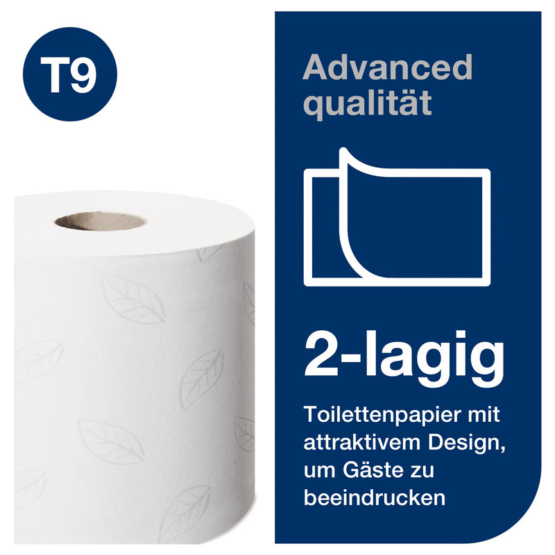 Toilettenpapier SmartOne® Mini T9 | 2-lagig | 111,6 m | 620 Blatt | Advanced | TORK 472193