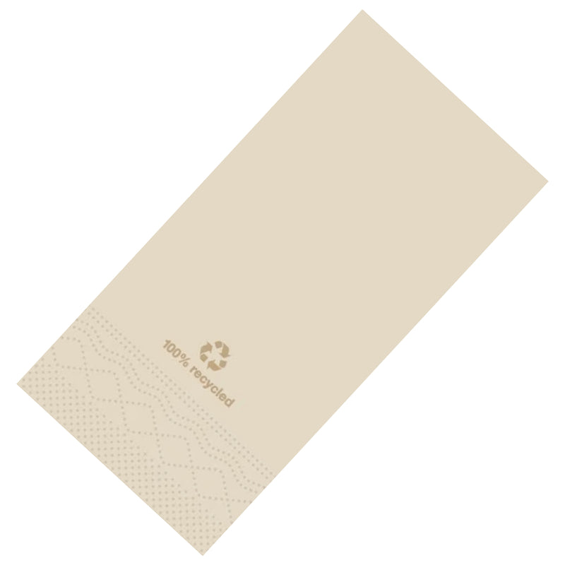 Lunchservietten | Natur | Recycling | 2-lagig | 16,3 x 8,2 cm | 2000 Stück | Advanced | TORK 477351