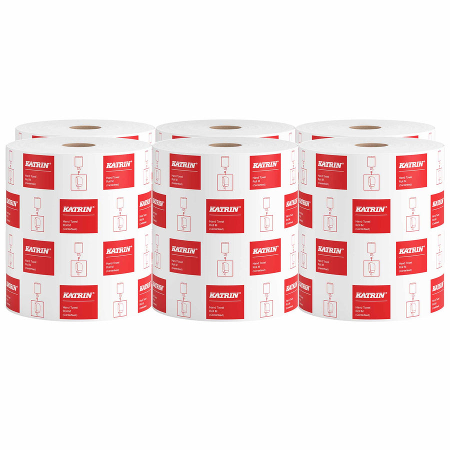 Handtuchrollen | Centerfeed | 300 m x 20,5 cm | 1-lagig | 100% Zellstoff | Katrin M1