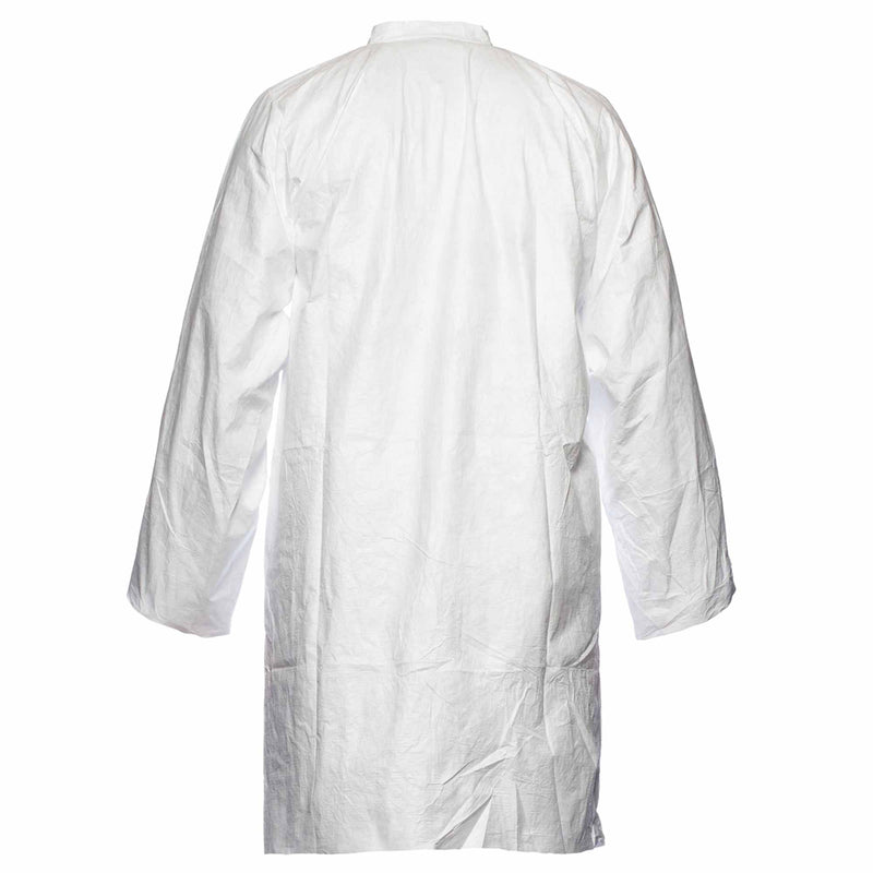 Einweg-Laborkittel Tyvek® 500 PL30 | mit Druckknöpfen & Taschen | Kategorie 3