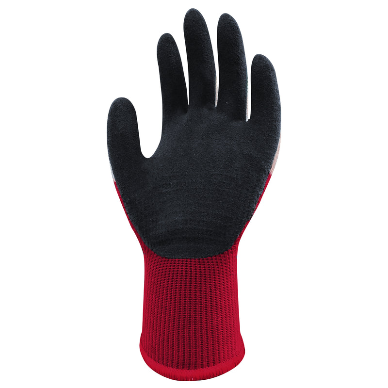Mikrofaser-Nylon-Arbeitshandschuhe | Kat II | Latex-Beschichtung | atmungsaktiv | griffsicher | Wonder Grip® WG-355 DUAL
