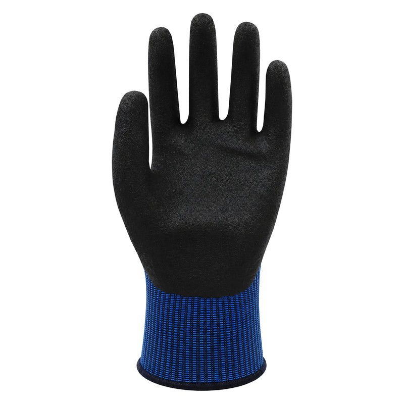 Polyester-Arbeitshandschuhe | Kat II | Nitril-Mikroschaum-Beschichtung | griffsicher | Allrounder | Wonder Grip® WG-500R FLEX