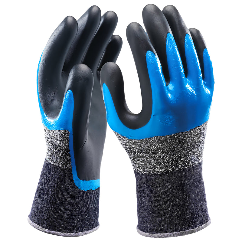 Nylon-Arbeitshandschuhe | Kat II | Schaumstoff-Nitril-Beschichtung | wasserabweisend | SHOWA™ 376R