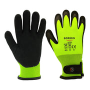 BORMIO SAFETY Aletsch Kälteschutzhandschuhe, Handfläche und Handrücken nebeneinander