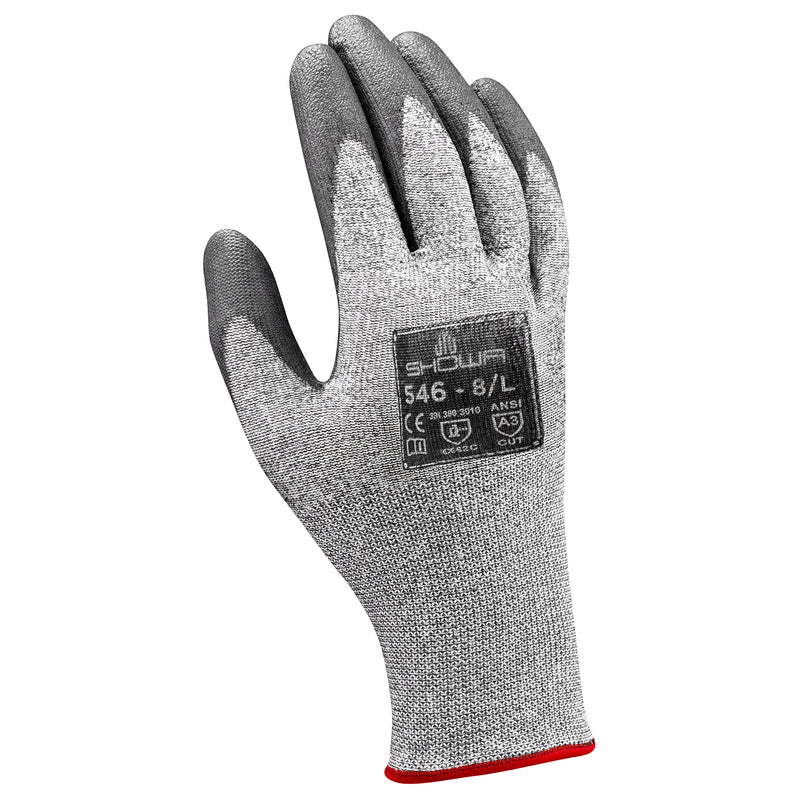PE-Mehrzweck-Handschuhe | Stufe C | Kat II | PU-Beschichtung | HPPE verstärkt | schnittsicher & abriebfest | SHOWA™ Duracoil 546