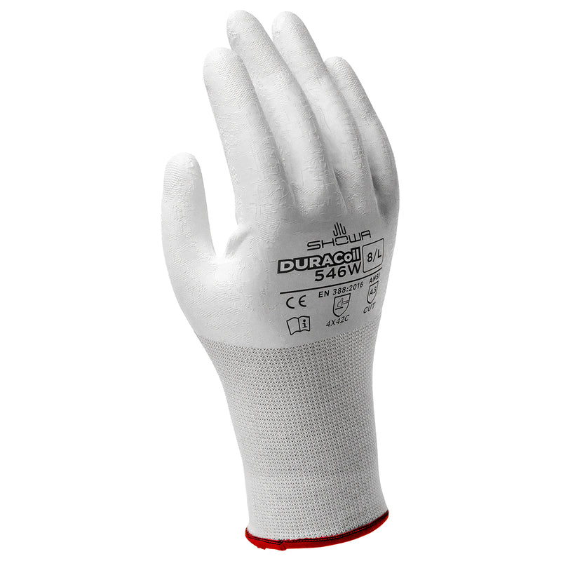 PE-Mehrzweck-Handschuhe | Stufe C | Kat II | PU-Beschichtung | HPPE verstärkt | schnittsicher & abriebfest | SHOWA™ Duracoil 546W
