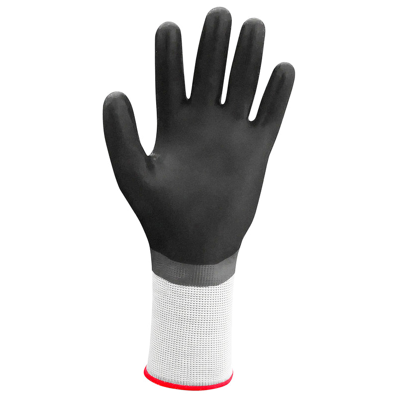 PE-Schnittschutz-Handschuhe | Stufe C | Kat II | Nitril-Schaumstoff-Beschichtung | öl- & wasserabweisend | HPPE-verstärkt | SHOWA™ Duracoil 577