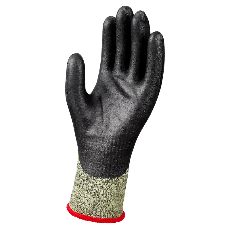 Aramid-Schnittschutz-Handschuhe | Stufe F | Kat II | Nitril-Schaumstoff-Beschichtung | extra leicht | SHOWA™ 257