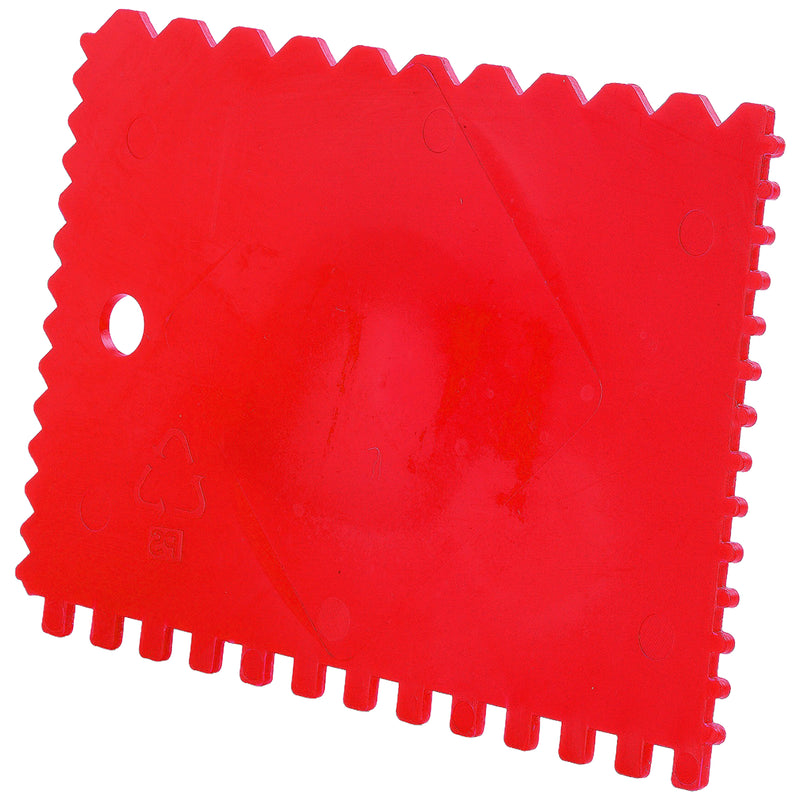 Zahnspachtel Karo Synt | 90 - 130 mm | 4-seitig gezahnt | Kunststoff | Schuller Eh`klar