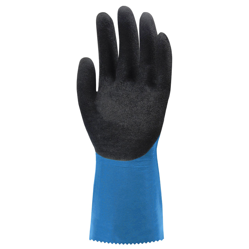 Nylon-Arbeitshandschuhe | Kat II | Nitril-Vollbeschichtung | öl- & flüssigkeitsdicht | abriebfest | Wonder Grip® WG-528L OIL GUARD