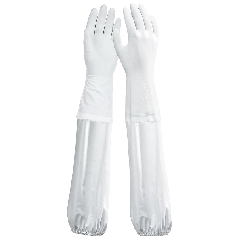 PVC-Chemikalien-Schutzhandschuhe | Typ C | EN ISO 374-5 für Bakterien & Pilze | abrieb-, schnitt- & reissfest | Kat III | PVC-Beschichtung | ohne Trägergewebe | extra lange Stulpe | SHOWA™ B0710