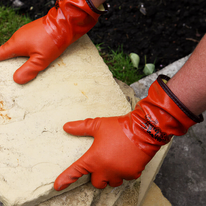PVC-Kälte-/Chemikalienschutz-Handschuhe | Typ C | Windkälte: Basis | Kontaktkälte: Verstärkt | wasserdicht | EN 511: 121 | EN ISO 374-5 für Bakterien & Pilze | abrieb-, schnitt- & reissfest | Kat III | PVC-Beschichtung | SHOWA™ 460