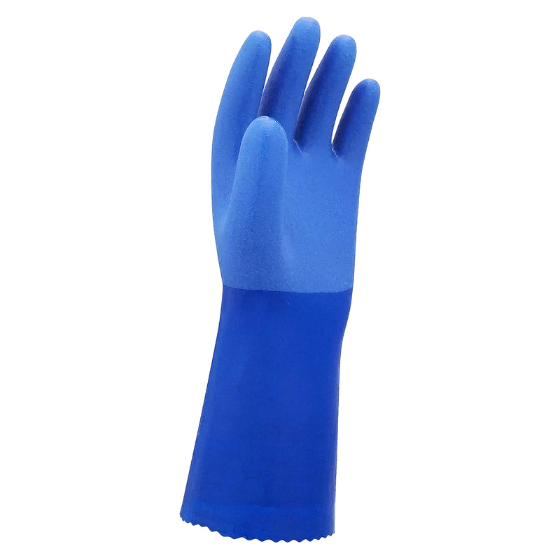 Aramid-Chemie-/Schnittschutz-Handschuhe | Typ B | Stufe B | abrieb-, schnitt- & reissfest | EN 407 Hitzeschutz | Kat III | PVC-Beschichtung | 100% Kevlar | SHOWA™ KV660