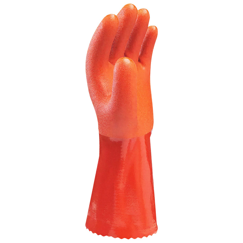 PVC-Chemikalien-Schutzhandschuhe | Typ C | EN ISO 374-5 für Bakterien & Pilze | abrieb-, schnitt- & reissfest | Kat III | PVC-Beschichtung | SHOWA™ 620