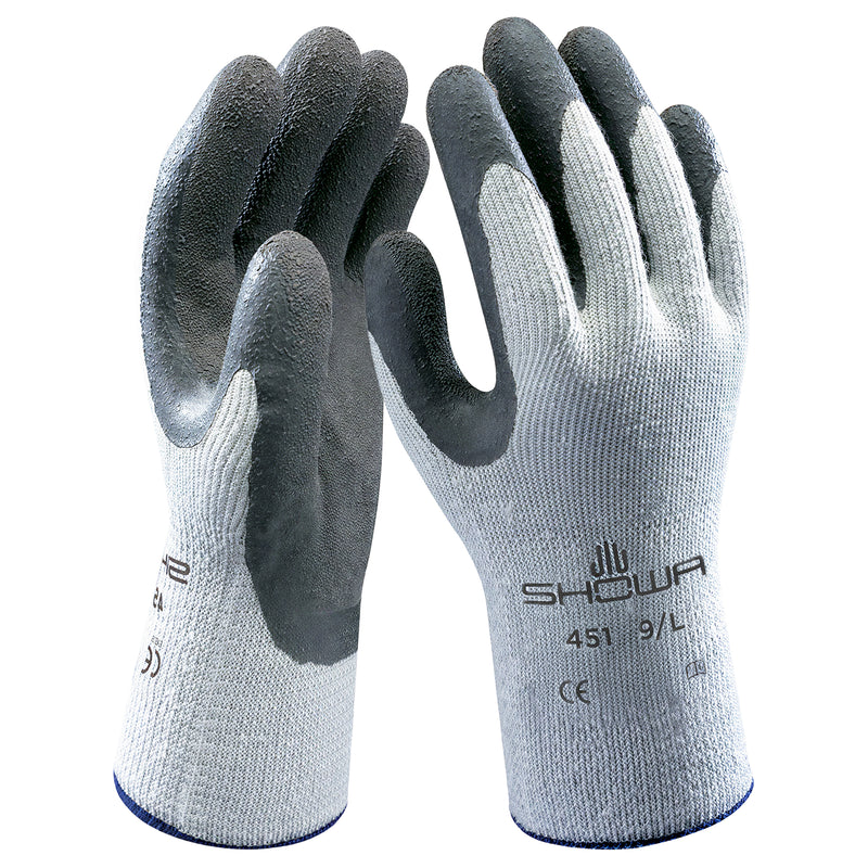 Baumwoll-Kälteschutz-Handschuhe | Kontaktkälte Basis | EN 511: 01X | Kat II | Latex-Beschichtung | SHOWA™ 451