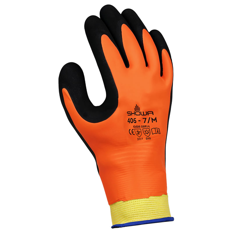 Nylon-Kälteschutz-Handschuhe | Kontaktkälte: Basis | EN 511: 010 | Kat II | Latex-Schaum-Beschichtung | SHOWA™ 406