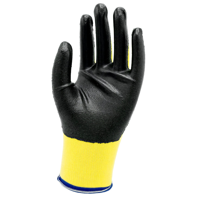 Elasthan-Schnitt-/Hitzeschutz-Handschuh | Stufe C | Kat II | Schwamm-Nitril-Beschichtung | Kevlar®-Futter | flammfest | SHOWA™ 4561