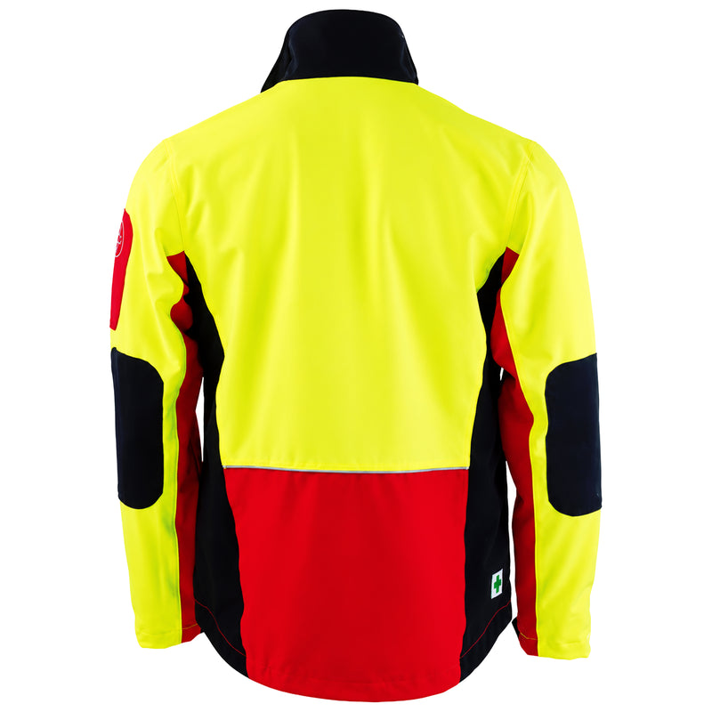 Profi Forst-Arbeitsjacke | Polyester/Elasthan | atmungsaktiv, wasserabweisend & elastisch | 210 g/m² | Tapio Expert
