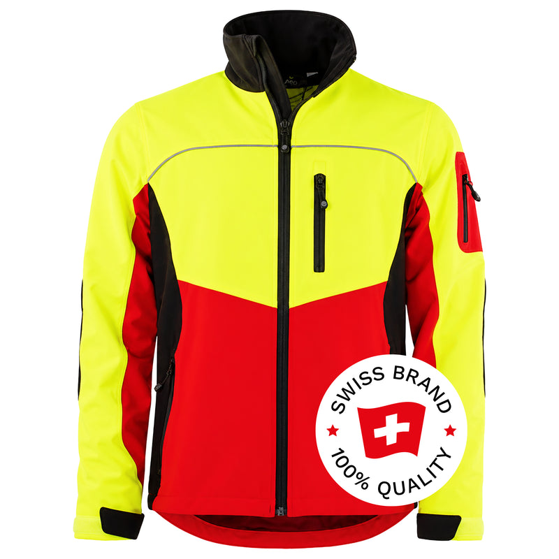 Profi Forst-Arbeitsjacke | Polyester/Elasthan | atmungsaktiv, wasserabweisend & elastisch | 210 g/m² | Tapio Expert