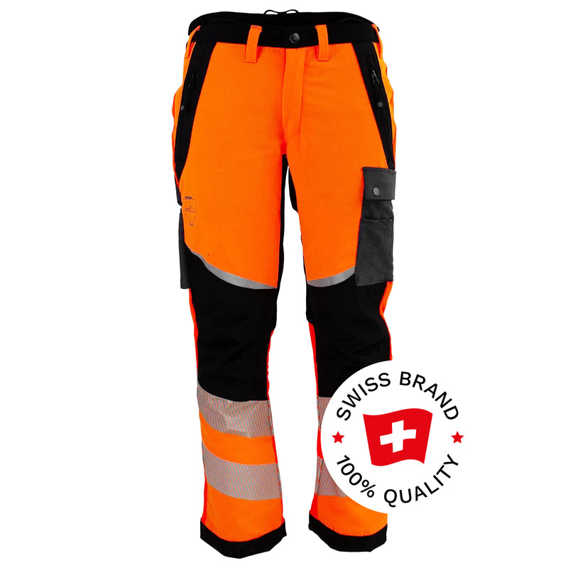 Warn-Schnittschutzhose | Klasse 2 | Kat III | EN 381-5 Klasse 1 | Polyester/Elasthan | atmungsaktiv, elastisch & schnitthemmend | Tapio Protect