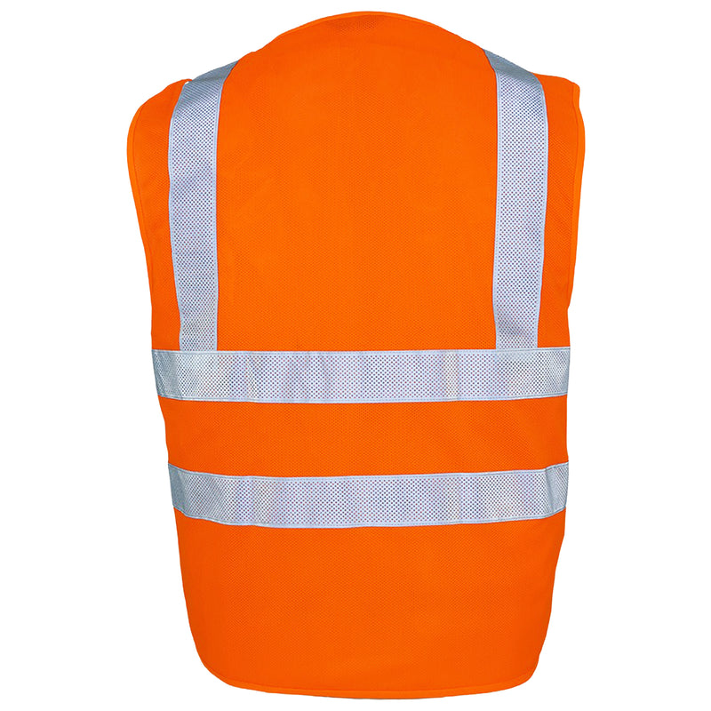 Warnschutz Weste | Klasse 2 | PE | luftdurchlässig | Klettverschluss | 120 g/m² | Bormio Safety Gäbris