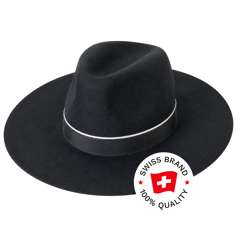 Filzhut | 100% Wollfilz | wasser- & schmutzabweisend | 360° Reflexband | Fleece-Ohrenwärmer | Made in Switzerland | Bormio Spirit Joran